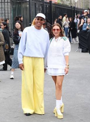 Bilder des Jahres 2025, Entertainment 03 März Entertainment Themen der Woche KW10 Entertainment Bilder des Tages Celebrities at Lacoste Fashion Show Ready to Wear Collection Fall Winter 2025 2026 during Paris Fashion Week PFW Stromae and his wife Coralie Barbier at Lacoste Fashion Show Ready to Wear Collection Fall Winter 2025 2026 during Paris Fashion Week PFW , on march 9th 2025 Denis Guignebourg Bestimage Celebrities at Lacoste Fashion Show Ready to Wear Collection Fall Winter 2025 2026 during Paris Fashion Week, on march 9th 2025 Paris France  Copyright: xDenisxGuignebourgx xBestimagexDenisxGuignebourgx xBestimagex