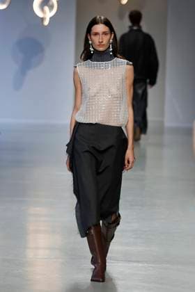 Niccolo Pasqualetti Ready to wear fall winter 2025 26 Paris March 2005 Niccolo Pasqualetti Ready to wear fall winter 2025 26 Paris March 2005, Credit:Zeppelin Avalon  Copyright: xZeppelinx xAvalonx 0974076821