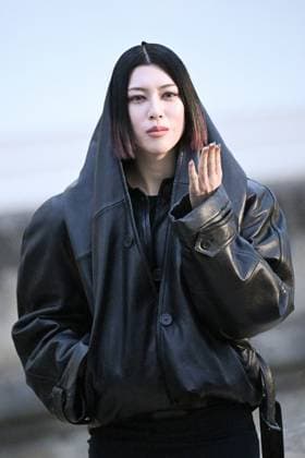 PFW Balenciaga Arrivals Ayaka Miyoshi attending the Balenciaga Womenswear Fall Winter 2025-2026 show as part of Paris Fashion Week in Paris, France on March 09, 2025. Photo by Aurore Marechal ABACAPRESS.COM Paris France  Copyright: xMarechalxAurore ABACAx