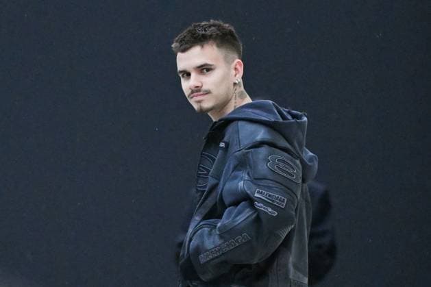 PFW Balenciaga Arrivals Romeo Beckham attending the Balenciaga Womenswear Fall Winter 2025-2026 show as part of Paris Fashion Week in Paris, France on March 09, 2025. Photo by Aurore Marechal ABACAPRESS.COM Paris France  Copyright: xMarechalxAurore ABACAx