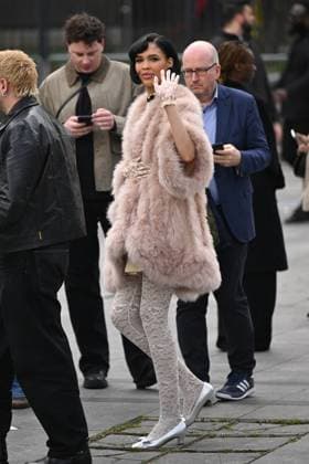 PFW Valentino Arrivals Nara Aziza Smith attending the Valentino Womenswear Fall Winter 2025-2026 show as part of Paris Fashion Week in Paris, France on March 09, 2025. Photo by Aurore Marechal ABACAPRESS.COM Paris France  Copyright: xMarechalxAurore ABACAx