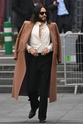 PFW Valentino Arrivals Jared Leto attending the Valentino Womenswear Fall Winter 2025-2026 show as part of Paris Fashion Week in Paris, France on March 09, 2025. Photo by Aurore Marechal ABACAPRESS.COM Paris France  Copyright: xMarechalxAurore ABACAx