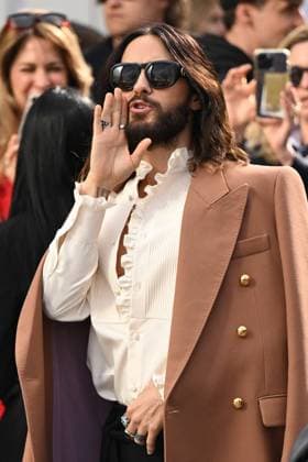 PFW Valentino Arrivals Jared Leto attending the Valentino Womenswear Fall Winter 2025-2026 show as part of Paris Fashion Week in Paris, France on March 09, 2025. Photo by Aurore Marechal ABACAPRESS.COM Paris France  Copyright: xMarechalxAurore ABACAx