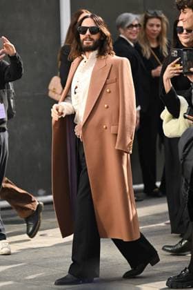 PFW Valentino Arrivals Jared Leto attending the Valentino Womenswear Fall Winter 2025-2026 show as part of Paris Fashion Week in Paris, France on March 09, 2025. Photo by Aurore Marechal ABACAPRESS.COM Paris France  Copyright: xMarechalxAurore ABACAx