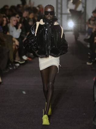PFW - Ottolinger Runway A model walks the runway during the Ottolinger Womenswear Fall Winter 2025-2026 show as part of Paris Fashion Week at 13 rue de Santeuil on March 09, 2025 in Paris, France. Photo by Alain-gil Gonzalez ABACAPRESS.COM Paris France  Copyright: xGonzalezxAlain-Gil ABACAx