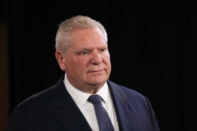 March 10, 2025, Toronto, On, CAN: Ontario Premier Doug Ford speaks to the media at the Queens Park Legislature in Toronto, on Monday, March 10, 2025. Toronto CAN  - ZUMAc35_ 20250310_zaf_c35_030 Copyright: xChrisxYoungx