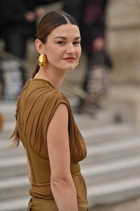 PFW Zimmerman Outside Arrivals Ophelie Guillermand arriving at Zimmerman show during Paris Fashion Week in Paris, France on March 10, 2025. Photo by Julien Reynaud APS-Medias ABACAPRESS.COM Paris France  Copyright: xReynaudxJulien APS-Medias ABACAx