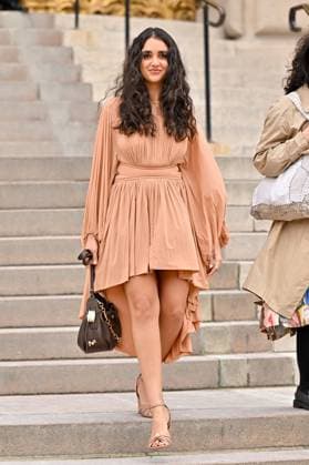PFW Zimmerman Outside Arrivals Geraldine Viswanathan arriving at Zimmerman show during Paris Fashion Week in Paris, France on March 10, 2025. Photo by Julien Reynaud APS-Medias ABACAPRESS.COM Paris France  Copyright: xReynaudxJulien APS-Medias ABACAx