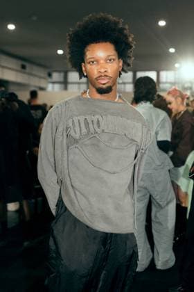 PFW - Ottolinger Front Row David Anthony Burke, aka D4VD attends the Ottolinger Womenswear Fall Winter 2025-2026 show as part of Paris Fashion Week at 13 rue de Santeuil on March 9, 2025 in Paris, France. Photo by Alexis Jumeau ABACAPRESS.COM New York City United States  Copyright: xJumeauxAlexis ABACAx