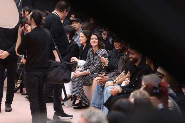 PFW Chanel Front Row Charlotte Casiraghi attending the Chanel Womenswear Fall Winter 2025-2026 show as part of Paris Fashion Week in Paris on March 10, 2025, France. Photo by Jerome Domine ABACAPRESS.COM  Copyright: xDominexJerome ABACAx