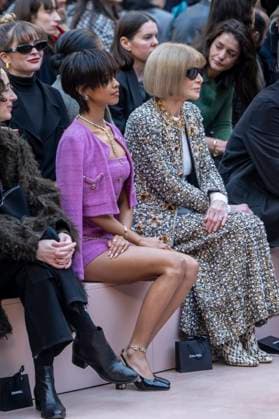 . 10 03 2025. Paris, France. Anna Wintour in the front row at the Chanel show at Paris Fashion Week for Fall Winter 2025.  xi-Imagesx IIM-25798-0217