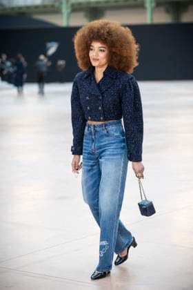 Photocall of the Chanel Mode Féminine Prêt À Porter Automne Hiver 2025 2026 show during Paris Fashion Week PFW at the Grand Palais Whitney Peak at the photocall of the Chanel Mode Féminine Prêt À Porter Automne Hiver 2025 2026 show during Paris Fashion Week PFW at the Grand Palais, Paris, France, March 11, 2025 Olivier Borde Bestimage Celebs at Chanel Fashion Show Ready to Wear Collection Fall Winter 2025 2026 during Paris Fashion Week, on march 11th 2025 Paris France  Copyright: xOLIVIERxBORDEx xBESTIMAGExOLIVIERxBORDEx xBESTIMAGEx