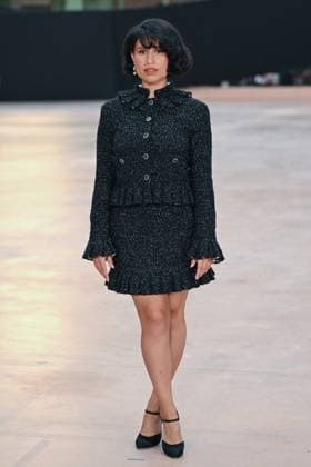 PFW Chanel Photocall Raye attending the Chanel Womenswear Fall Winter 2025-2026 show as part of Paris Fashion Week in Paris, France on March 11, 2025. Photo by Aurore Marechal ABACAPRESS.COM Paris France  Copyright: xMarechalxAurore ABACAx