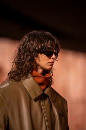PFW - Saint Laurent Runway Models present creations by Saint Laurent for the Womenswear Ready-to-wear Fall-Winter 2025 2026 collection as part of the Paris Fashion Week, in Paris on March 11, 2025.Photo by Eliot Blondet ABACAPRESS.COM Paris France  Copyright: xBlondetxEliot ABACAx