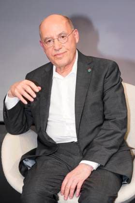 Gregor Gysi in der ARD-Talkshow maischberger im Studio Berlin Adlershof. Berlin, 11.03.2025