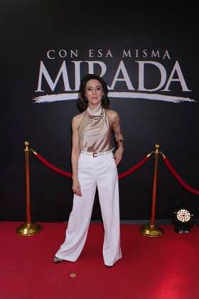 Con Esa Misma Mirada Tv Series Photocall Fernanda Borches poses during a Photocall for the presentation of the Vix Original Series Con Esa Misma Mirada . on March 11, 2025 in Mexico City, Mexico. (Photo by Yamak Perea Eyepix Group) Copyright: xYamakxPerea xEyepixxGroupx YP_11032025_146503