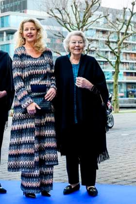 Entertainment Bilder des Tages 12-03-2025 The Hague Princess Beatrix and Princess Mabel attend the presentation of the 11st Prince Friso Engineering Award in the auditorium of The Hague University of Applied Sciences in The Hague. Â  Copyright: xPPEx