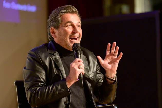 Thomas Anders bei der Übergabe einer originalen Yamaha KX5 Keytar von Modern Talking mit Kurzauftritt an die Stiftung Haus der Geschichte der Bundesrepublik Deutschland. Bonn, 11.03.2025