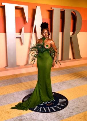 2025 Vanity Fair Oscar Party Hosted By Radhika Jones - Arrivals BEVERLY HILLS, CALIFORNIA - MARCH 02: Megan Thee Stallion attends the 2025 Vanity Fair Oscar Party Hosted By Radhika Jones at Wallis Annenberg Center for the Performing Arts on March 02, 2025 in Beverly Hills, California., Credit:Jeffrey Mayer Avalon United States, CA, Beverly Hills, Wallis Annenberg Center For The  Copyright: xJeffreyxMayerx xAvalonx 0976305989