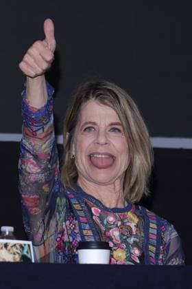 March 16, 2025, Mexico City, Ciudad de Mexico, Mexico: Actress Linda Hamilton attends a press conference for La Mole 2025, comics convention and cosplayers at Mexico City World Trade Center. on March 16, 2025 in Mexico City, Mexico. Mexico City Mexico - ZUMAe321 20250316_zea_e321_002 Copyright: xYamakxPereax