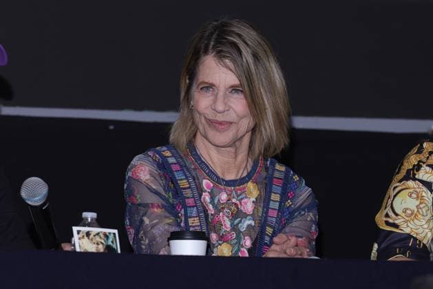 March 16, 2025, Mexico City, Ciudad de Mexico, Mexico: Actress Linda Hamilton attends a press conference for La Mole 2025, comics convention and cosplayers at Mexico City World Trade Center. on March 16, 2025 in Mexico City, Mexico. Mexico City Mexico - ZUMAe321 20250316_zea_e321_006 Copyright: xYamakxPereax