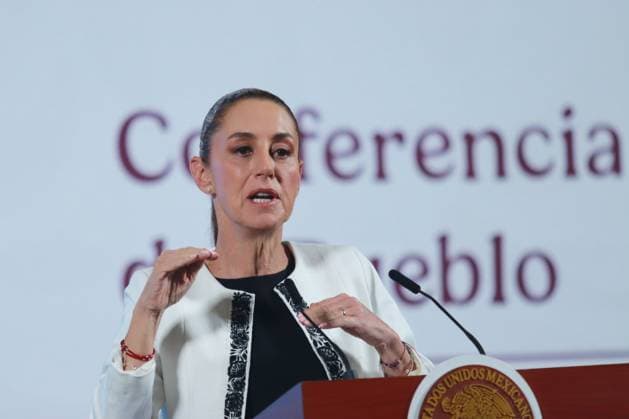 MexicoÃ¢â‚¬â ¢s President, Claudia Sheinbaum Pardo speaks during a news conference about the electoral process of the Judiciary will be for June 1, 2025. at the National Palace. on March 19, 2025 in Mexico City, Mexico. Mexico City Mexico - ZUMAe321 20250319_zia_e321_027 Copyright: xCarlosxSantiagox