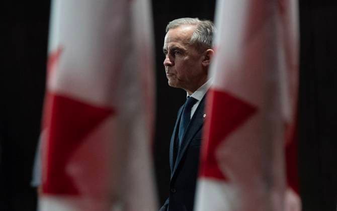 March 21, 2025, Ottawa, On, Canada: Prime Minister Mark Carney makes his way to the podium for a news conference following the First Ministers meeting, Friday, Mar 21, 2025 in Ottawa. Ottawa Canada  - ZUMAc35_ 20250321_zaf_c35_119 Copyright: xAdrianxWyldx