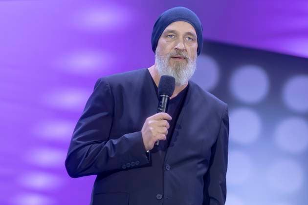 Auftritt von Comedian Torsten Sträter während der MDR TV Aufzeichnung Humorzone Dresden - Die Gala im Alten Schlachthof Dresden. *** Performance by comedian Torsten Sträter during the MDR TV recording Humorzone Dresden Die Gala at the Alter Schlachthof Dresden