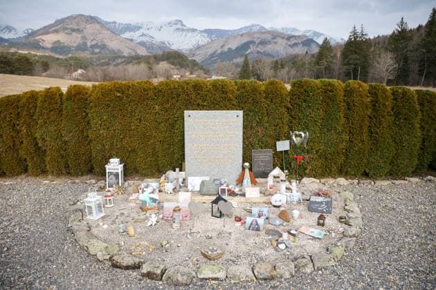 Tenth anniversary of the Germanwings A320 crash in Le Vernet, France - 7 Mar 2025 A memorial in the village pays tribute to the 149 victims of the Germanwings A320 crash on March 24, 2015. The plane of the German low-cost airline, a subsidiary of Lufthansa, was deliberately driven into the side of a nearby mountain by its co-pilot, Andreas Lubitz, 27, who was on antidepressants. He took advantage of the captain s temporary absence from the cockpit to commit his suicide, resulting in the deaths of the other 149 passengers and crew members. Le Vernet France Copyright: xDenisxThaustx xSOPAxImagesx Denis.Thaust-Anniversary_Germanwings_crash-5214