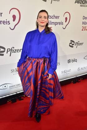 3. Deutschen Hörfilmpreis 2025. Nadine Heidenreich Ankunft zum c in Berlin, am 25.03.2025