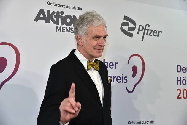3. Deutschen Hörfilmpreis 2025. Walter Sattler Ankunft zum c in Berlin, am 25.03.2025