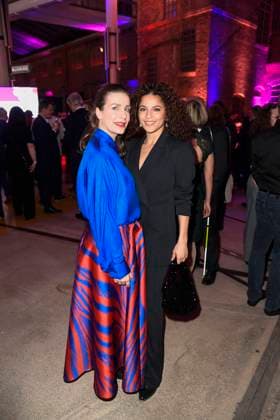 Nadine Heidenreich und Patricia Meeden bei der Verleihung vom Deutschen Hoerfilmpreis am 25.03.2025 in Berlin Deutscher Hoerfilmpreis 2025 in Berlin