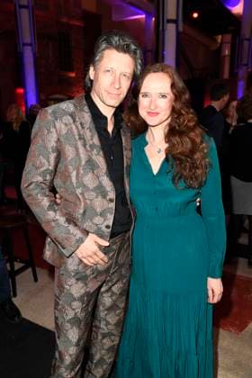 Lovis Willenberg und Deborah Kaufmann bei der Verleihung vom Deutschen Hoerfilmpreis am 25.03.2025 in Berlin Deutscher Hoerfilmpreis 2025 in Berlin