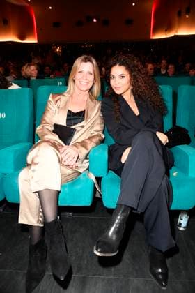 Valerie Niehaus und Patricia Meeden bei der Verleihung vom Deutschen Hoerfilmpreis am 25.03.2025 in Berlin Deutscher Hoerfilmpreis 2025 in Berlin
