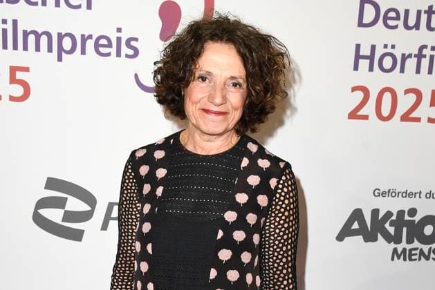 Adriana Altaras bei der Verleihung vom Deutschen Hoerfilmpreis am 25.03.2025 in Berlin Deutscher Hoerfilmpreis 2025 in Berlin