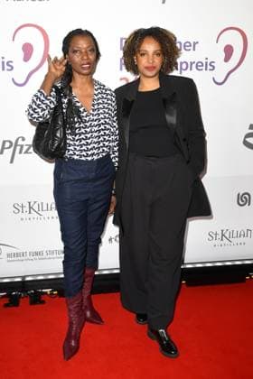 Sheri Hagen und Benita Bailey bei der Verleihung vom Deutschen Hoerfilmpreis am 25.03.2025 in Berlin Deutscher Hoerfilmpreis 2025 in Berlin