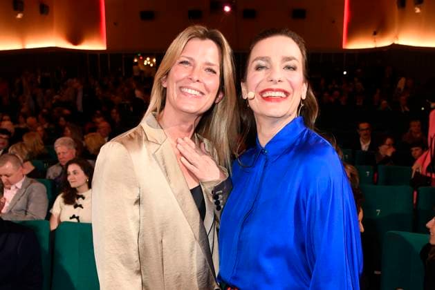 Valerie Niehaus und Nadine Heidenreich bei der Verleihung vom Deutschen Hoerfilmpreis am 25.03.2025 in Berlin Deutscher Hoerfilmpreis 2025 in Berlin