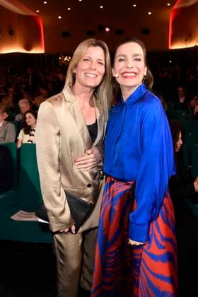 Valerie Niehaus und Nadine Heidenreich bei der Verleihung vom Deutschen Hoerfilmpreis am 25.03.2025 in Berlin Deutscher Hoerfilmpreis 2025 in Berlin
