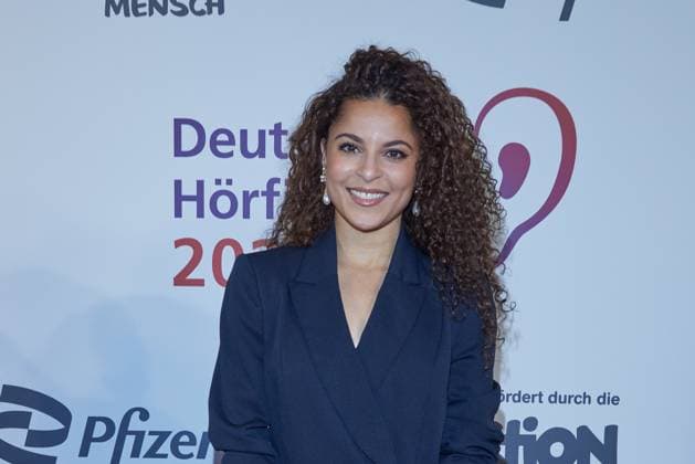 Patricia Meeden - Gaesteankunft zum 23. Deutschen Hoerfilmpreis 2025 im Colosseum Filmtheater in Berlin am 25.02.2025. 23.Deutscher Hoerfimpreis 2025