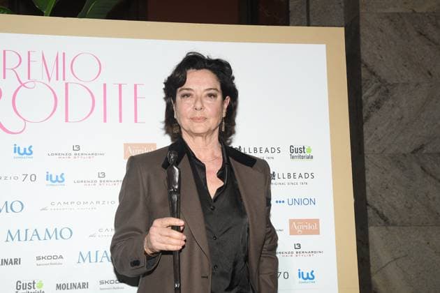 Rome, Palazzo Piacentini Mimit Aphrodite Award 2025 Rome, Palazzo Piacentini Mimit Aphrodite Award 2025, In the photo: Monica Guerritore Rome Italy  Copyright: xIPA ABACAx