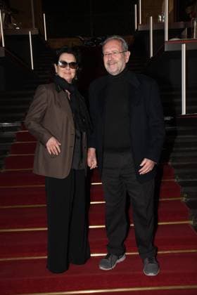 Rome, Italy: Rome, Palazzo Piacentini Mimit Aphrodite Award 2025, In the photo: Monica Guerritore Roberto Zaccaria Rome Italy  - ZUMAp169 20250326_zea_p169_105 Copyright: xVincenzoxLandix