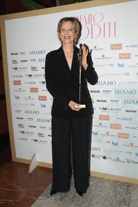 Rome, Italy: Rome, Palazzo Piacentini Mimit Aphrodite Award 2025, In the photo: Sonia Bergamasco Rome Italy  - ZUMAp169 20250326_zea_p169_149 Copyright: xVincenzoxLandix
