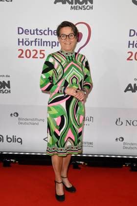 Christina Marx bei der Verleihung vom Deutschen Hoerfilmpreis am 25.03.2025 in Berlin Deutscher Hoerfilmpreis 2025 in Berlin