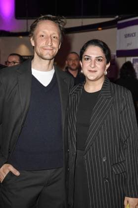 Hendrik Heutmann und Rana Farahani beim 23. DEUTSCHER HÖRFILMPREIS 2025 im Filmtheater Colosseum in Berlin am 25.03.2025
