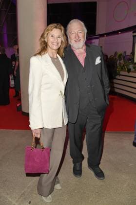 Leslie Malton mit Ehemann Felix von Manteuffel beim 23. DEUTSCHER HÖRFILMPREIS 2025 im Filmtheater Colosseum in Berlin am 25.03.2025