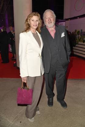 Leslie Malton mit Ehemann Felix von Manteuffel beim 23. DEUTSCHER HÖRFILMPREIS 2025 im Filmtheater Colosseum in Berlin am 25.03.2025