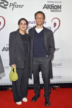 Hendrik Heutmann und Rana Farahani beim 23. DEUTSCHER HÖRFILMPREIS 2025 im Filmtheater Colosseum in Berlin am 25.03.2025