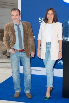 Cesar Des Lyceens 2025 Patrick Mille and Julie de Bona attending the Le Comte De Monte-Christo - Cesar Des Lyceens 2025 at La Sorbonne University in Paris, France on March 26, 2025. Photo by Aurore Marechal ABACAPRESS.COM Paris France  Copyright: xMarechalxAurore ABACAx