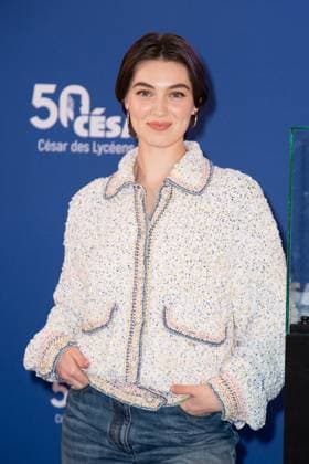 Cesar Des Lyceens 2025 Anamaria Vartolomei attending the Le Comte De Monte-Christo - Cesar Des Lyceens 2025 at La Sorbonne University in Paris, France on March 26, 2025. Photo by Aurore Marechal ABACAPRESS.COM Paris France  Copyright: xMarechalxAurore ABACAx