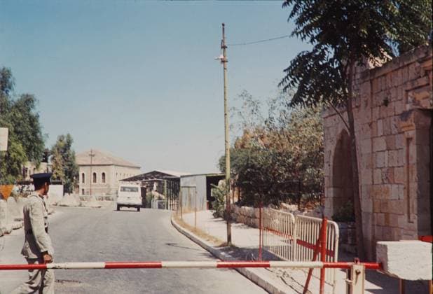 Archivbilder der Woche KW13 Israel Israel, 20240101, Aufnahme ca.ca.1959, Stadtansicht, Grenzkontrolle *** Israel Israel, 20240101, photo ca ca 1959, city view, border control